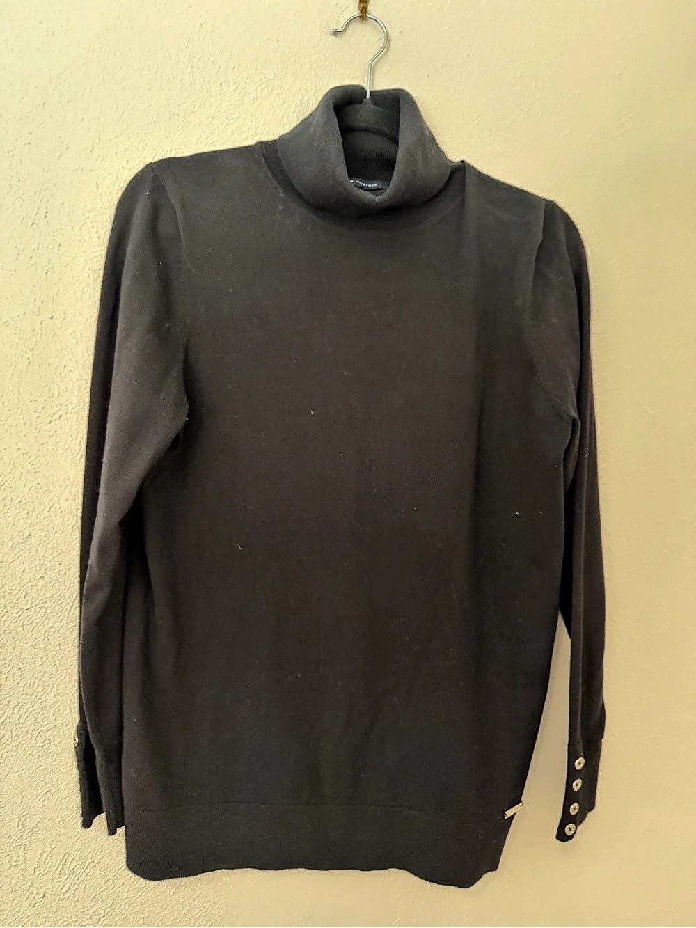 Tommy Hilfiger Women's Button-Cuff Turtleneck Stella Sweater Stella Button-Cuff
